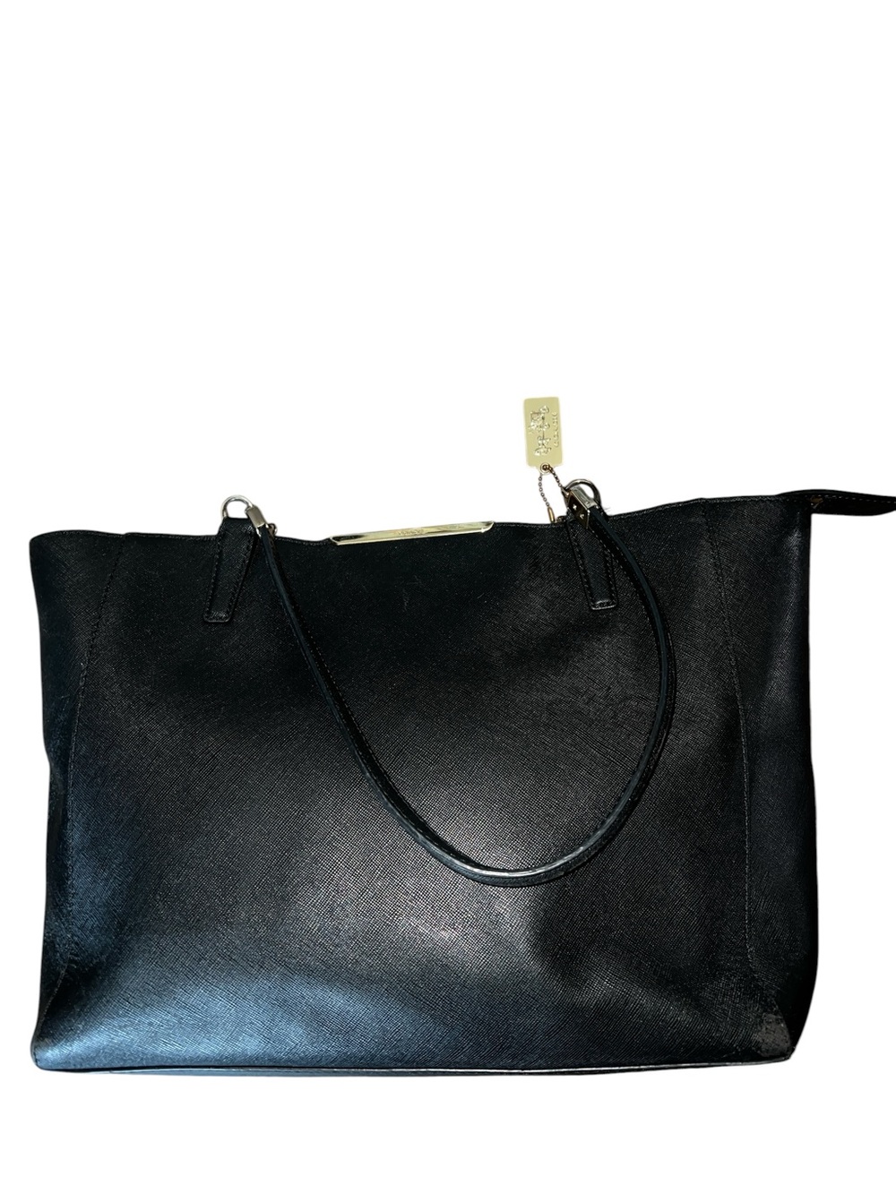 Coach Madison Saffiano East/West Tote - Picture 2 of 4